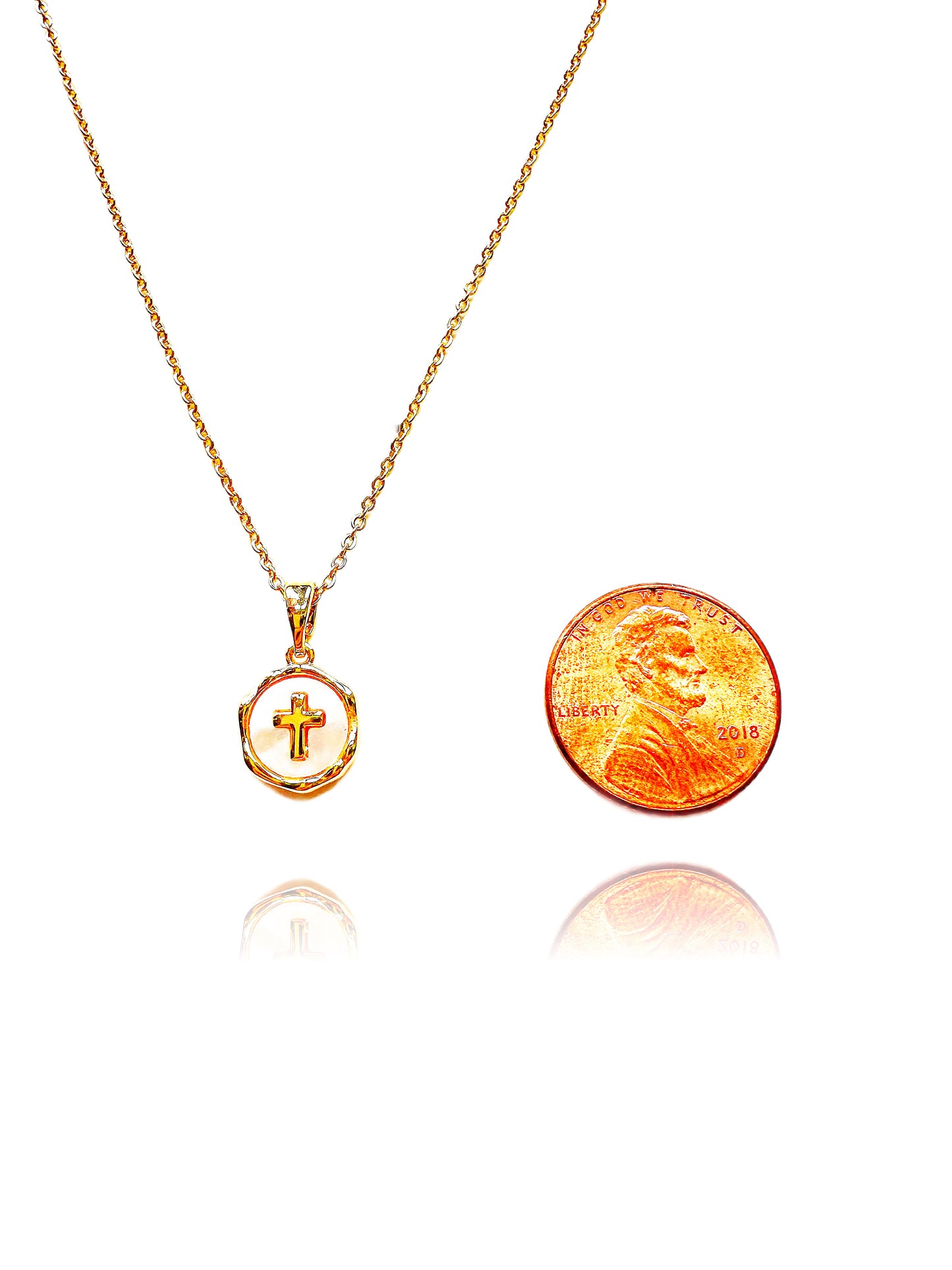 Love Cross 24K Gold-Filled Necklace