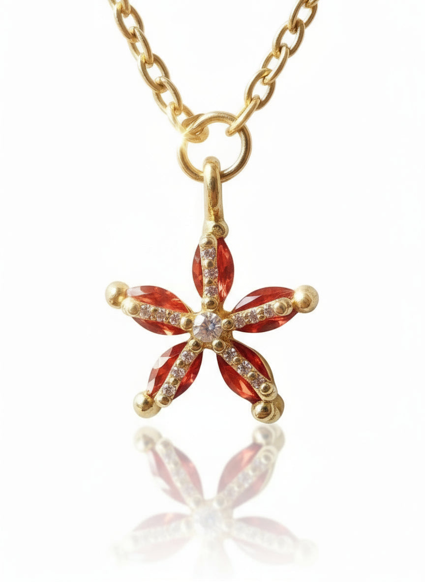 14K Gold-Filled Dainty Starfish Necklace