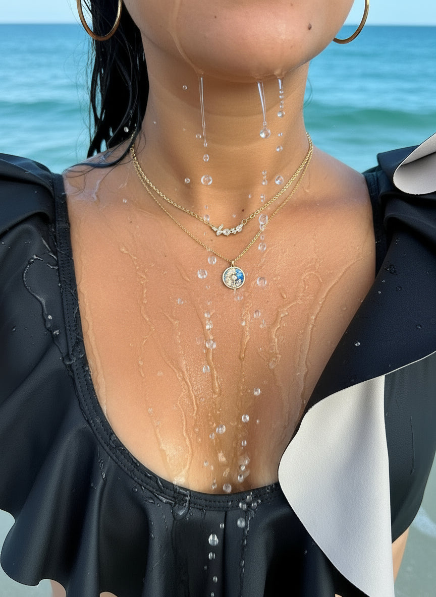 Crystal Memories Gold Filled Necklace