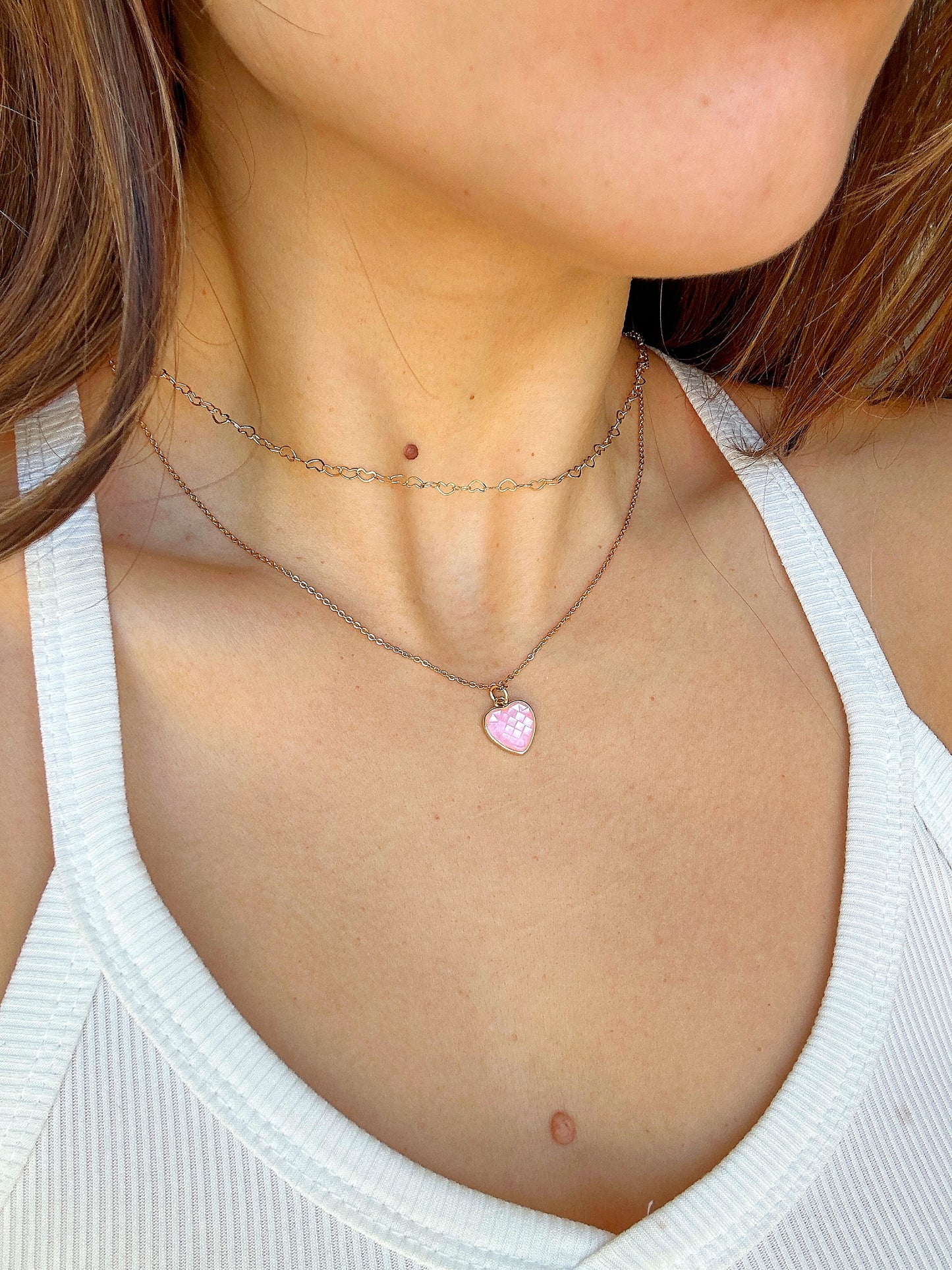 Pink Sweetheart Gold-Filled Necklace