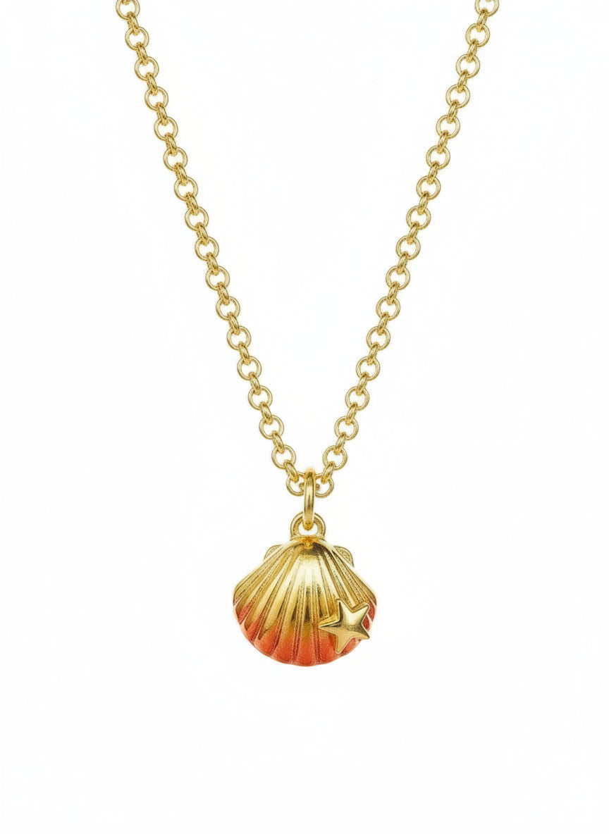 Seashell 16K Gold-Filled Necklace