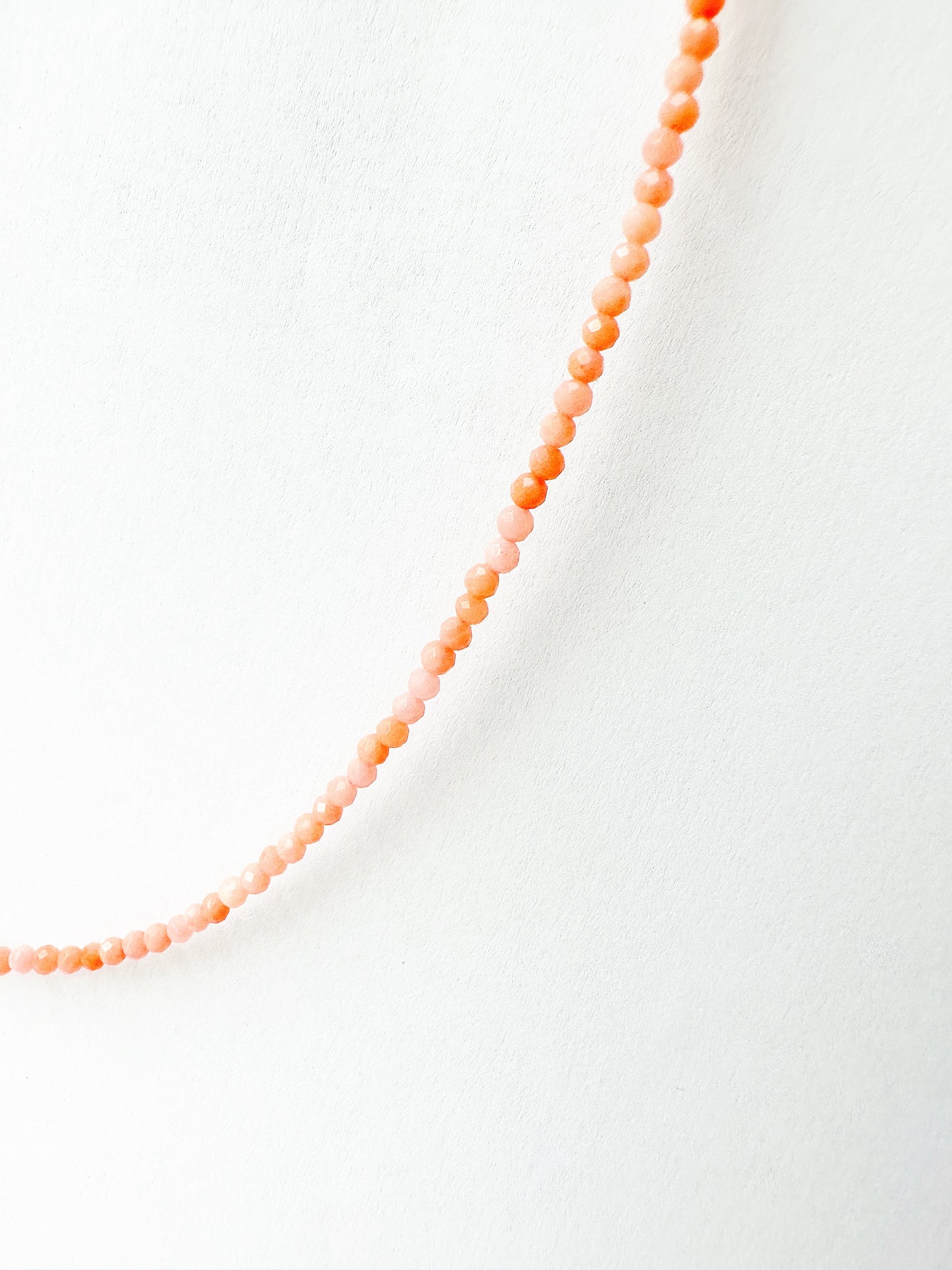 Coral Glow Base Necklace