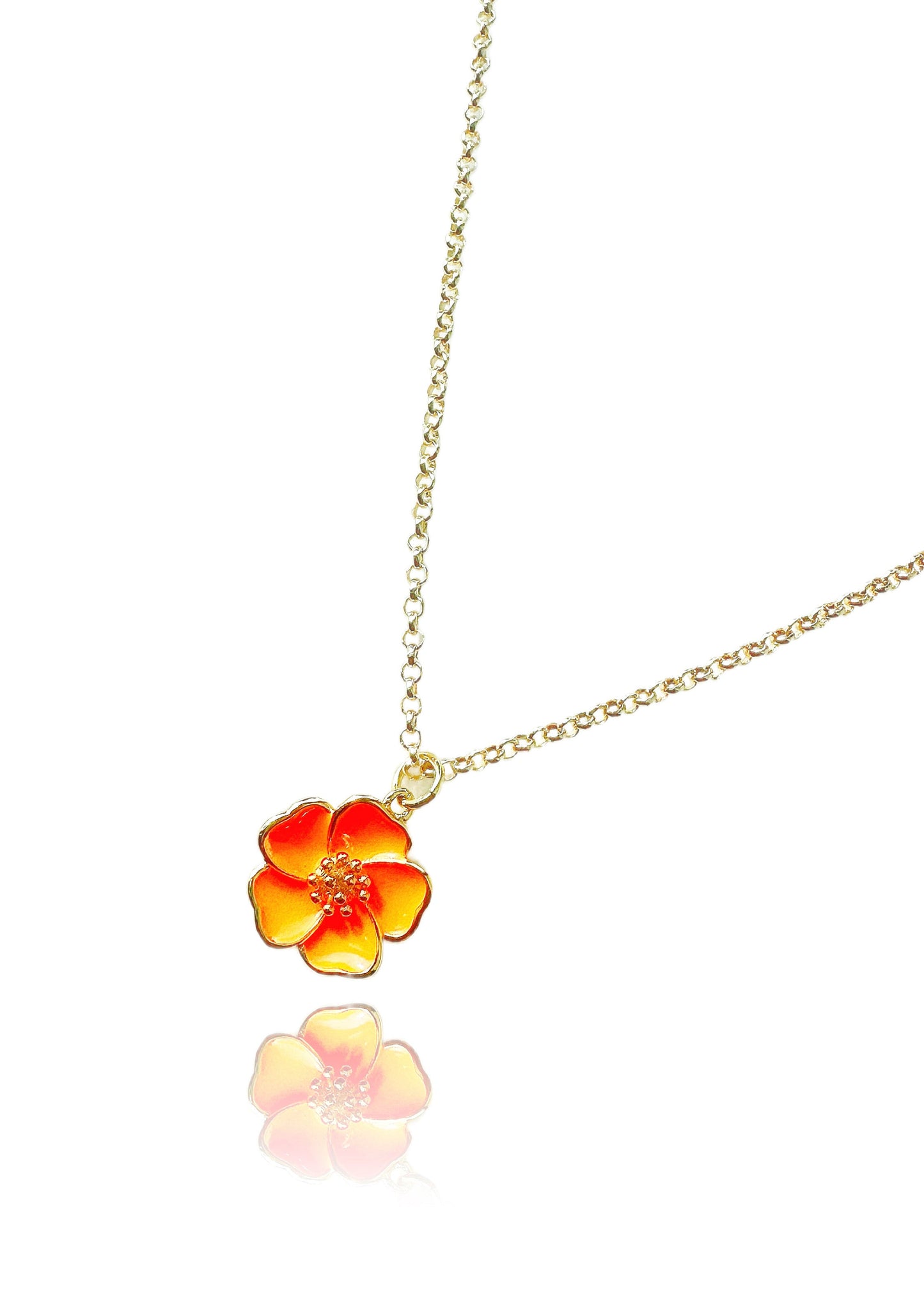 14k Sunset Gold-Filled Beach Flower Necklace
