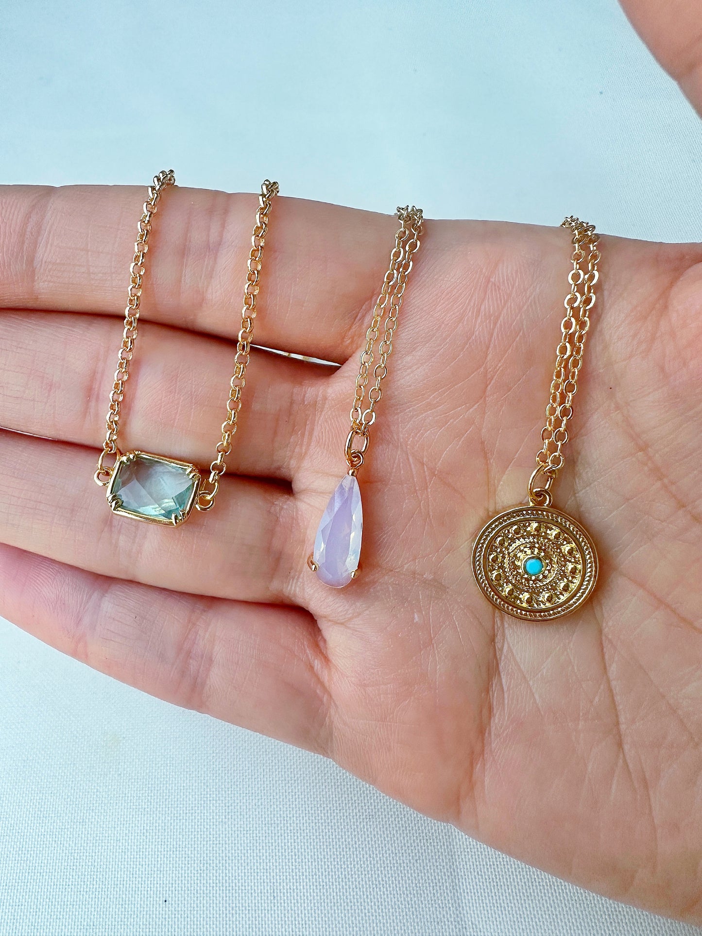Saint-Tropez Sunsets Gold-Filled Necklace Stack