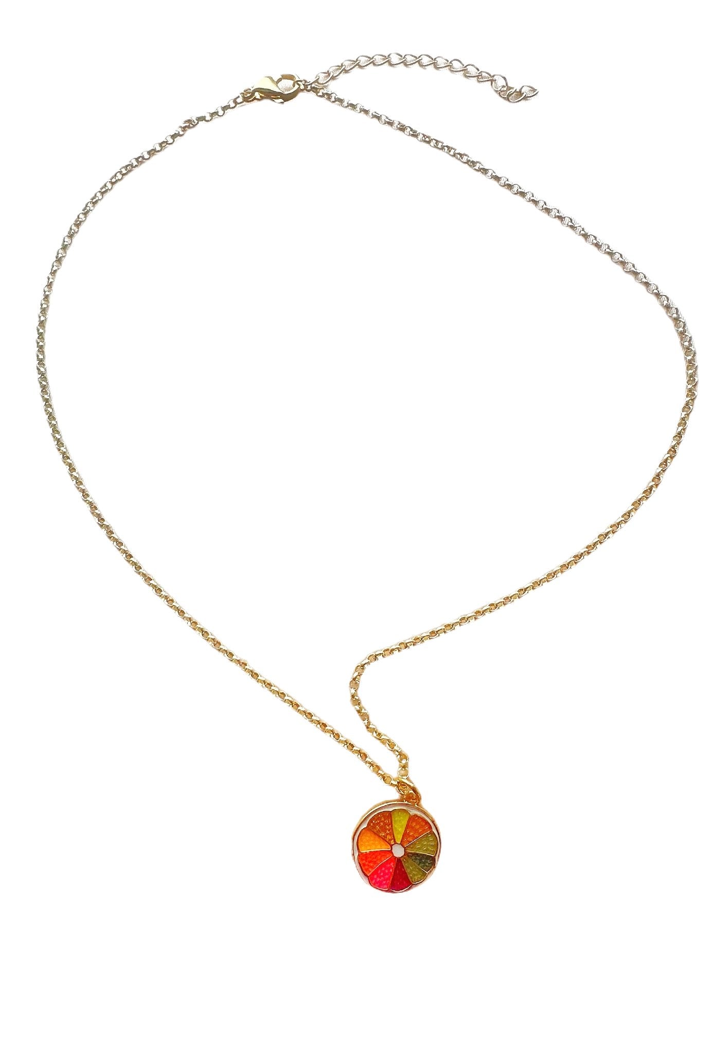 Sun-Kissed Citrus 24k Gold-Filled Necklace