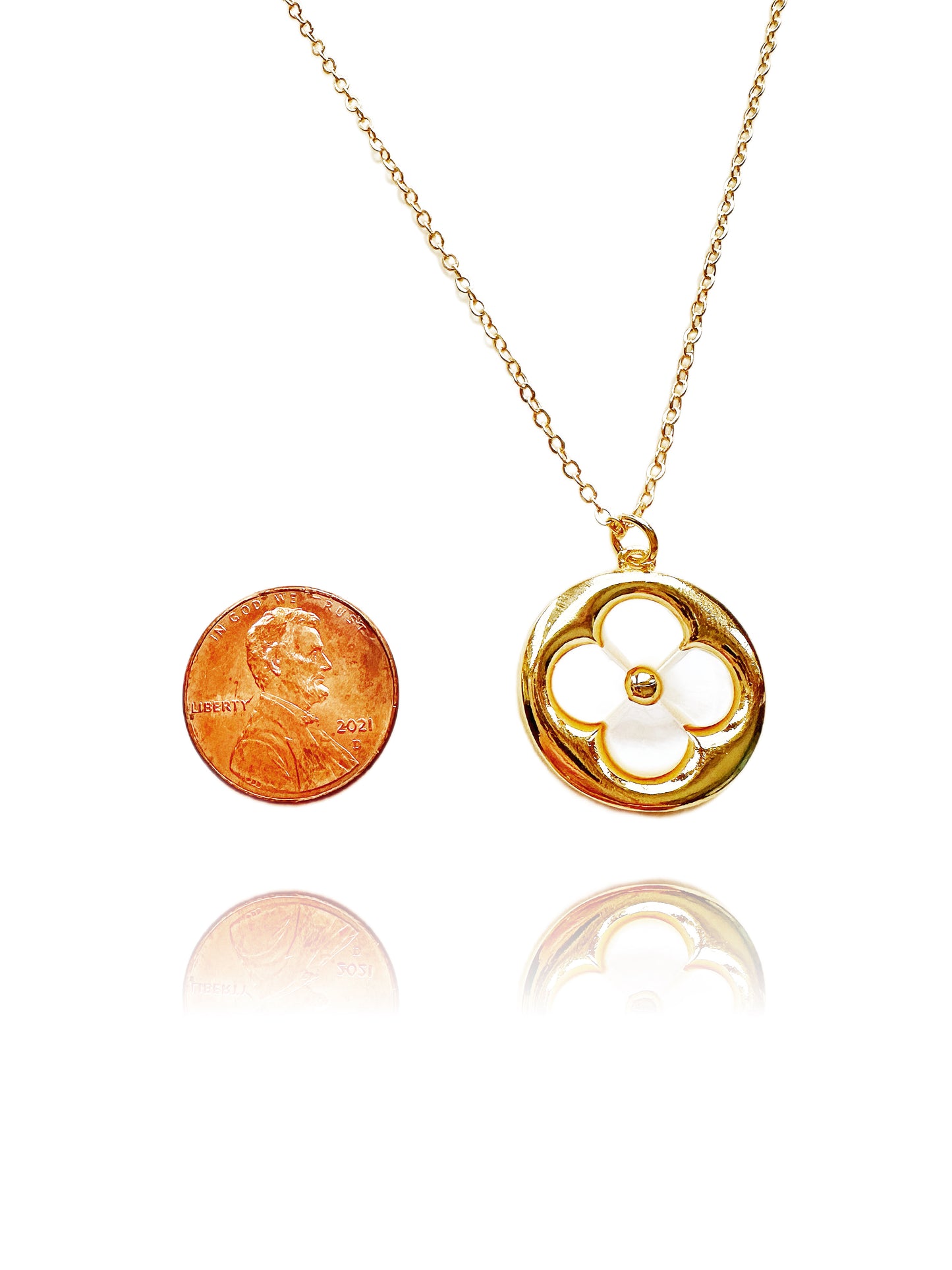 Lucky Gold-Filled Clover Necklace