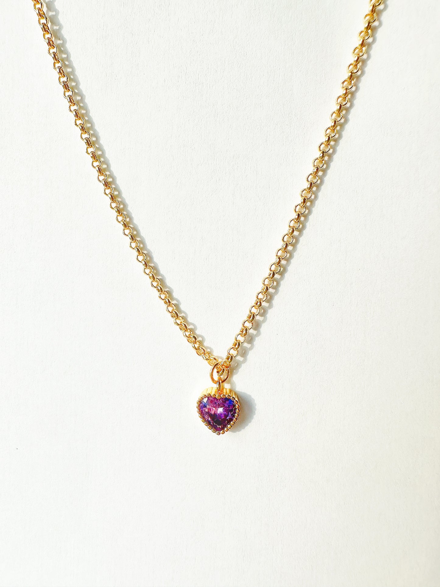 Queen of Hearts 16K Gold-Filled Necklace