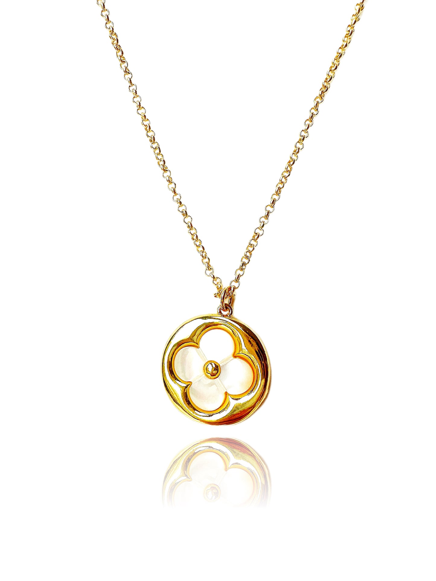 Lucky Gold-Filled Clover Necklace