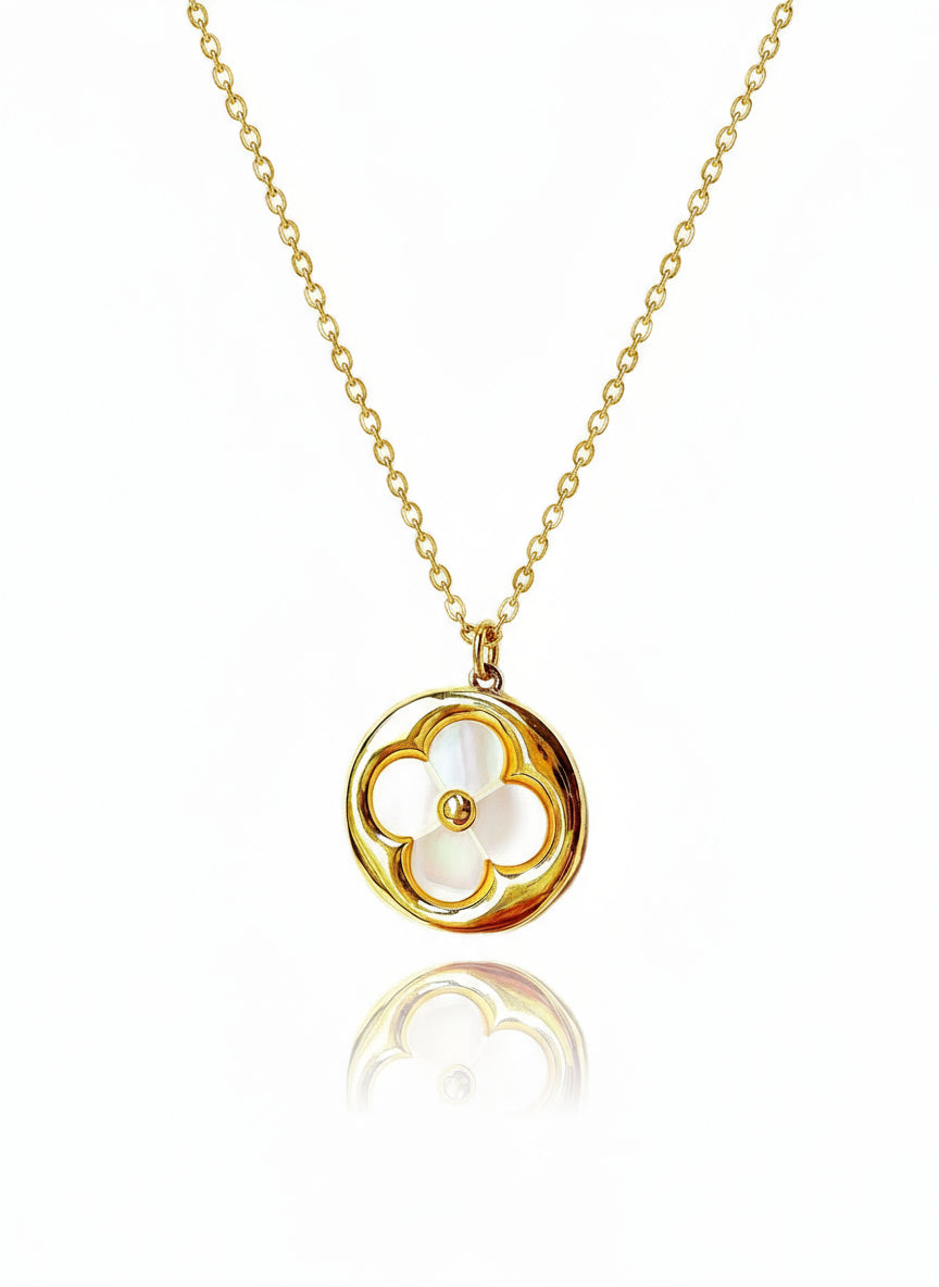Lucky Gold-Filled Clover Necklace – sea and blossom