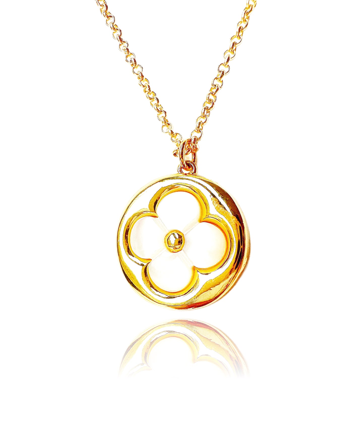 Lucky Gold-Filled Clover Necklace