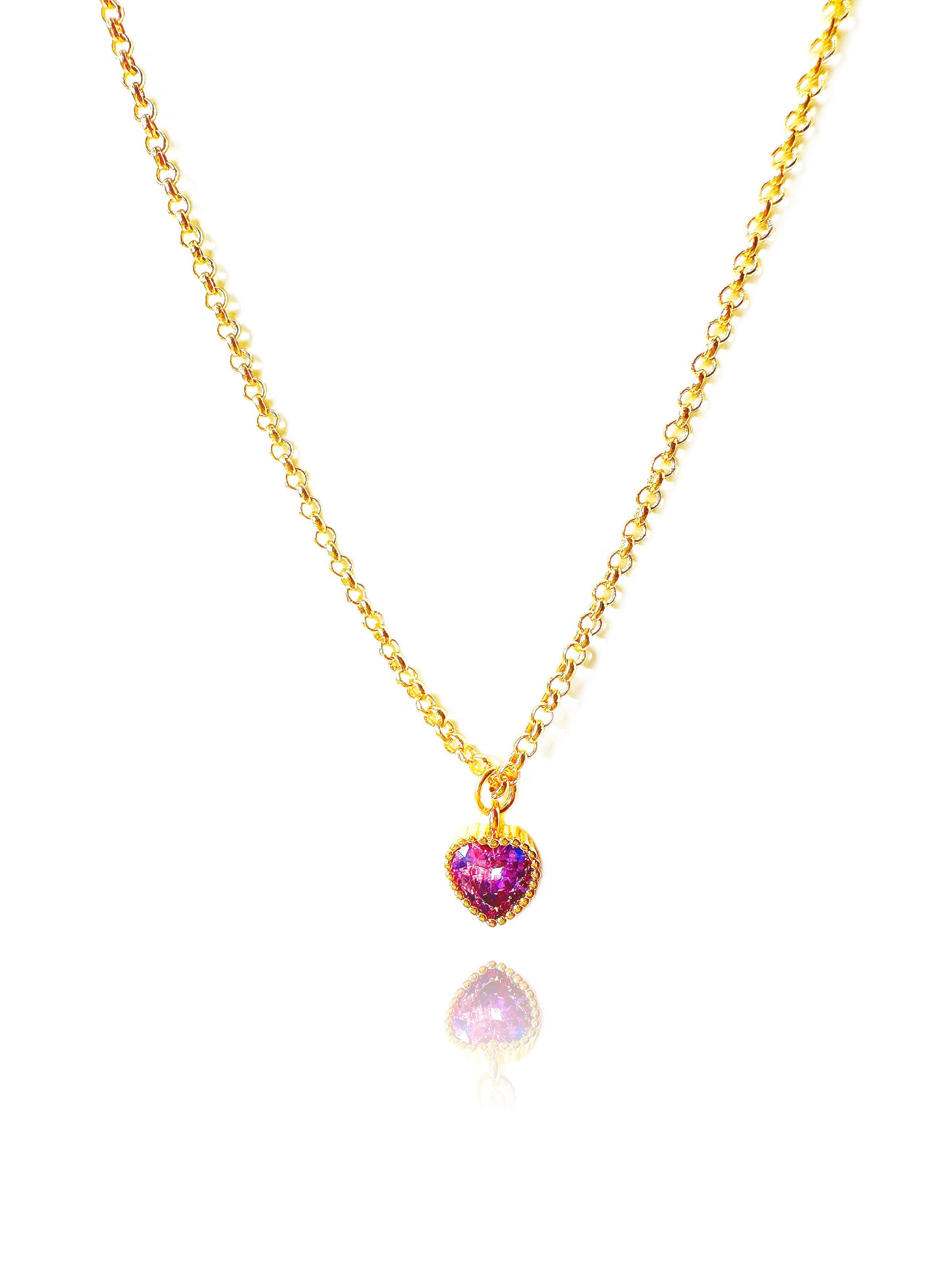 Queen of Hearts 16K Gold-Filled Necklace