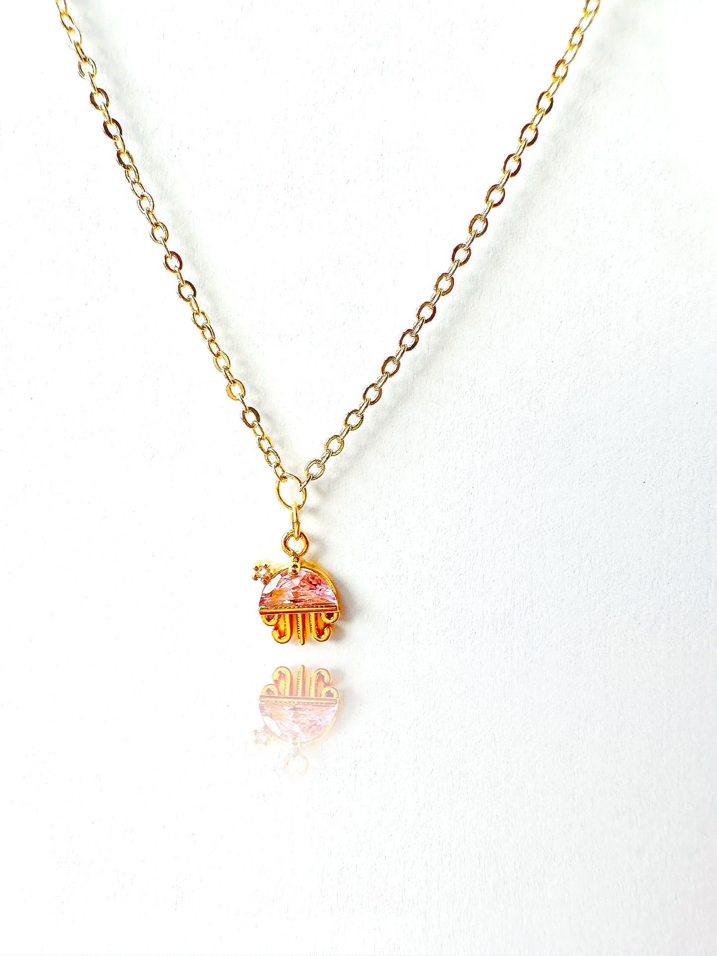 14K Gold Filled Jellyfish Necklace