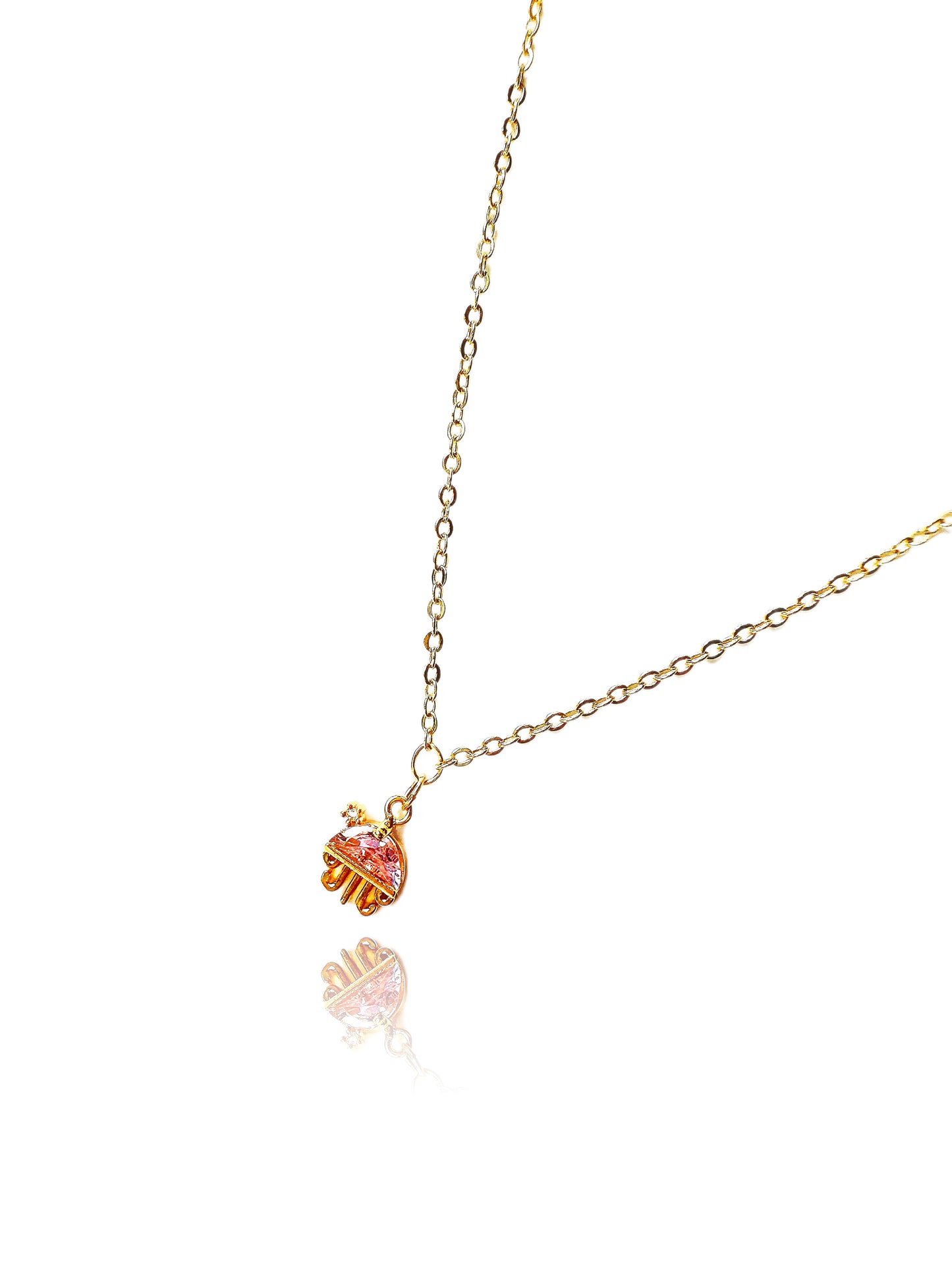 14K Gold Filled Jellyfish Necklace