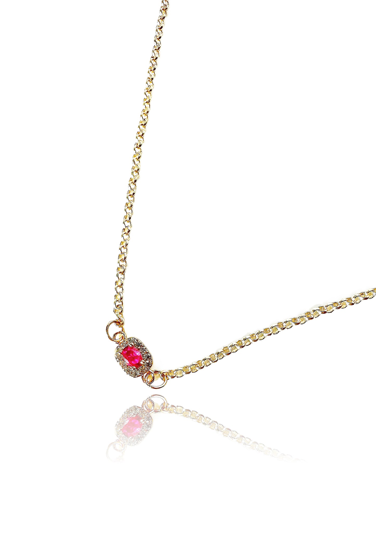 14K Gold-Filled Fuschia Luxe Necklace