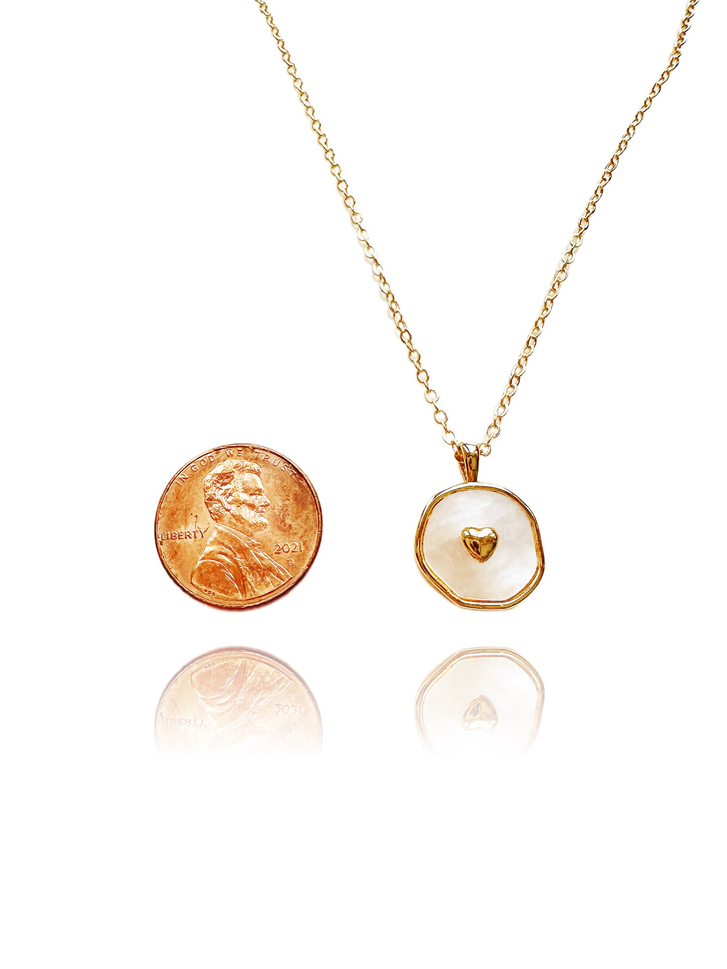 Love Shell 24K Gold Necklace