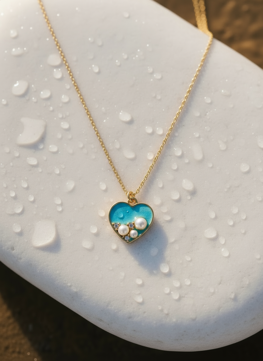 Heart of Ocean 14K Gold Filled Necklace
