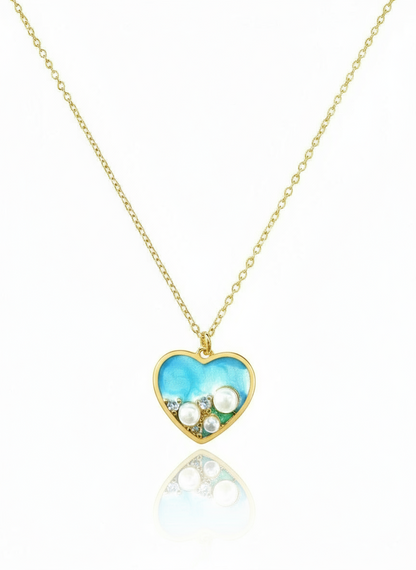 Heart of Ocean 14K Gold Filled Necklace