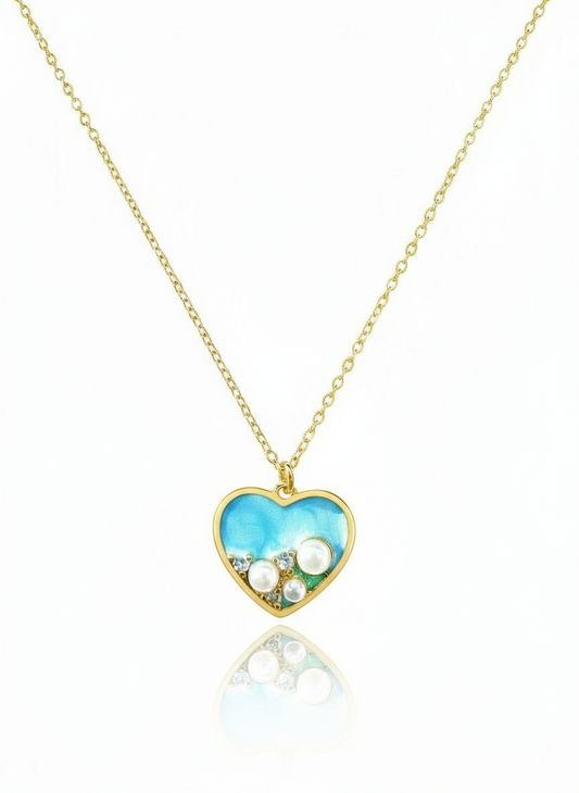 Heart of Ocean 14K Gold Filled Necklace