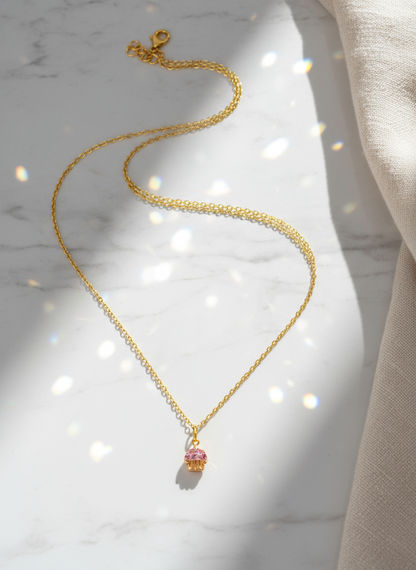 14K Gold Filled Jellyfish Necklace