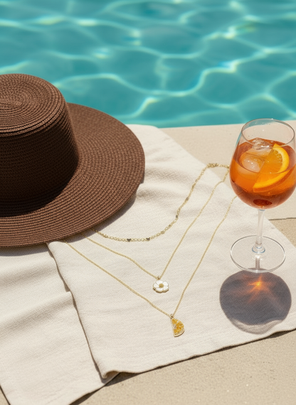 Amalfi Limoncello Gold-Filled Necklace Stack