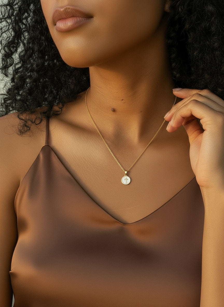 Love Cross 24K Gold-Filled Necklace