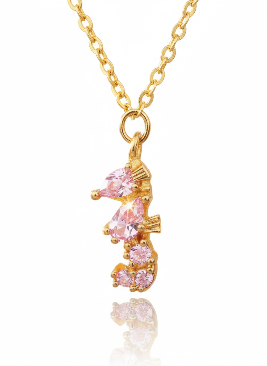 14k Gold-Filled Seahorse Necklace