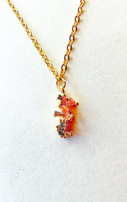 14k Gold-Filled Seahorse Necklace