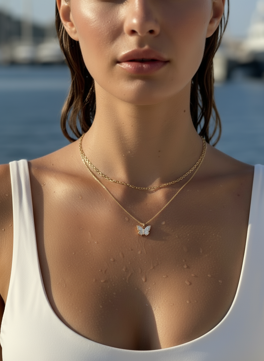 24k Gold-Filled Butterfly Dreams Necklace