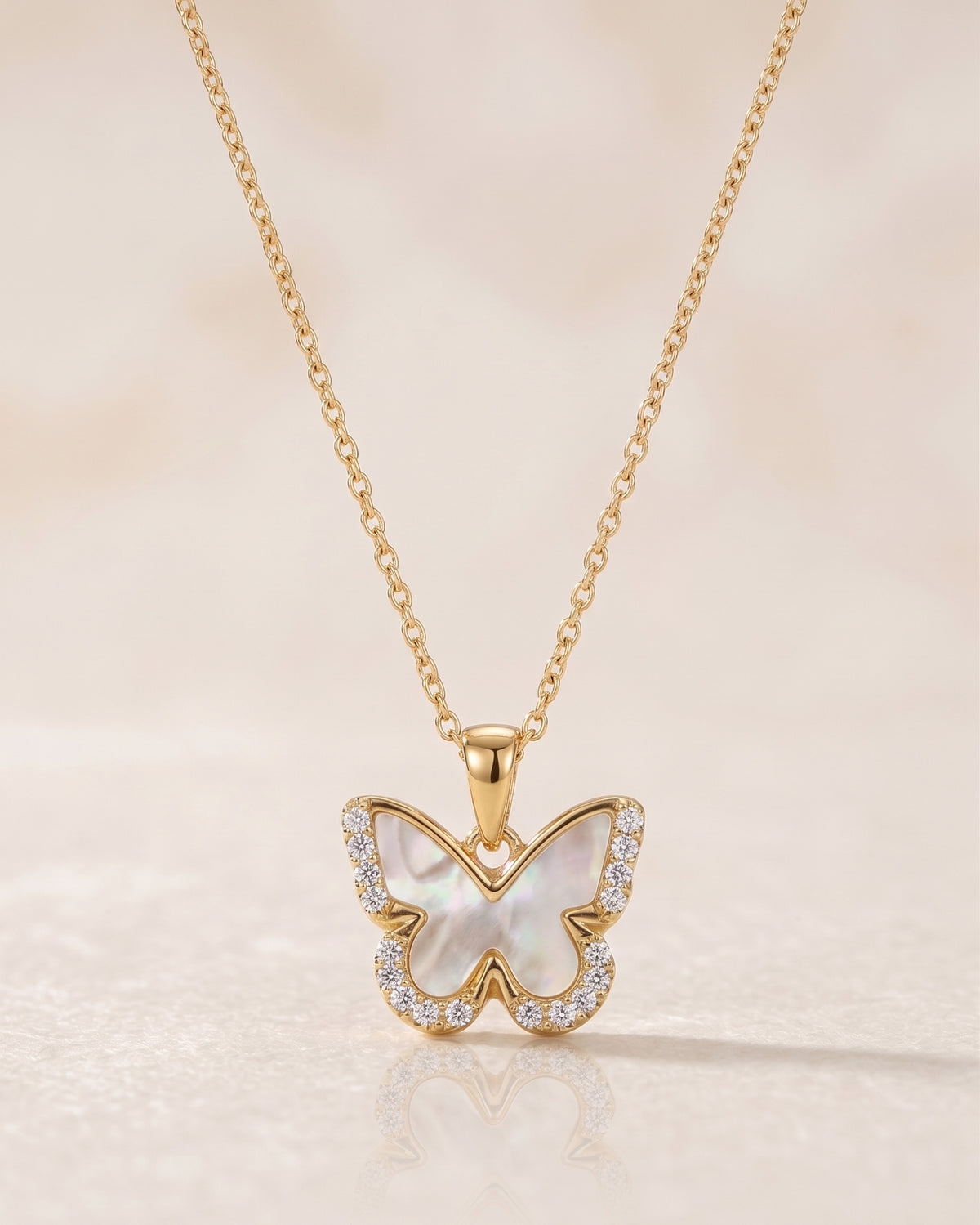 24k Gold-Filled Butterfly Dreams Necklace
