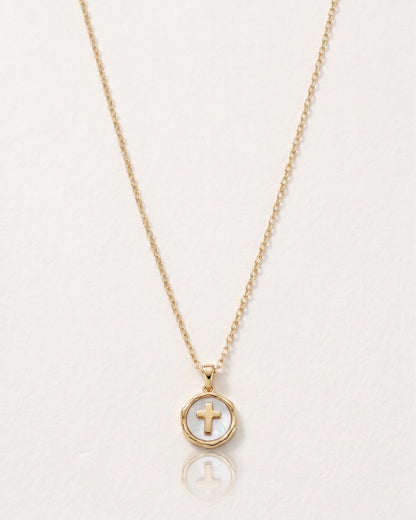 Love Cross 24K Gold-Filled Necklace
