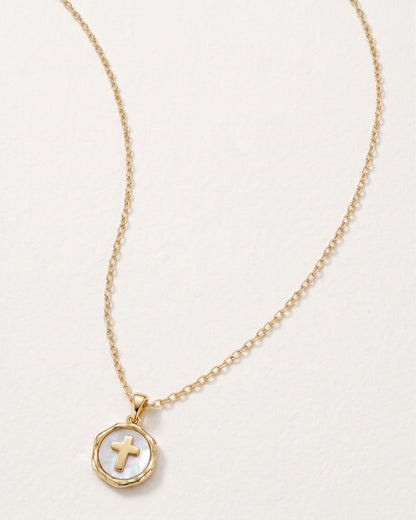 Love Cross 24K Gold-Filled Necklace