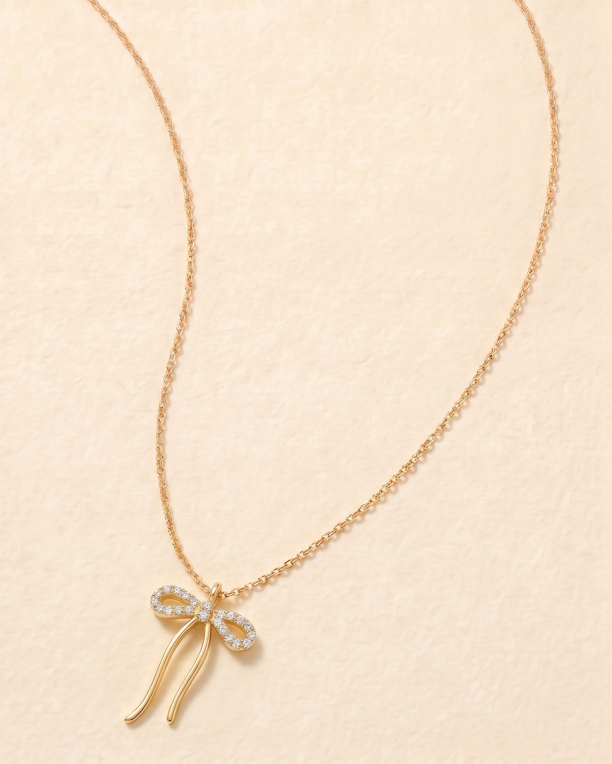 Sweetheart Bow — 14K Gold-Filled Necklace