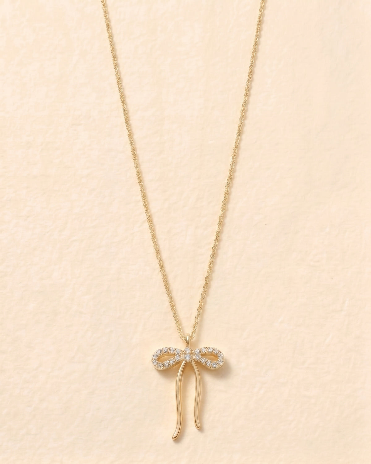 Sweetheart Bow — 14K Gold-Filled Necklace