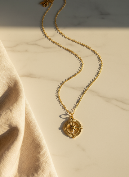 Compass 14K Gold-Filled Necklace