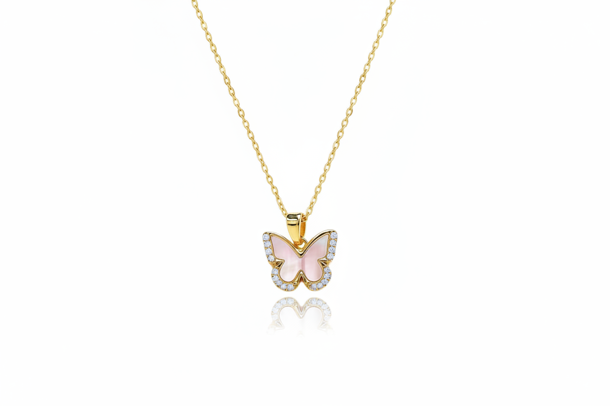 24k Gold-Filled Butterfly Dreams Necklace