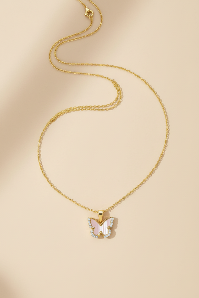 24k Gold-Filled Butterfly Dreams Necklace