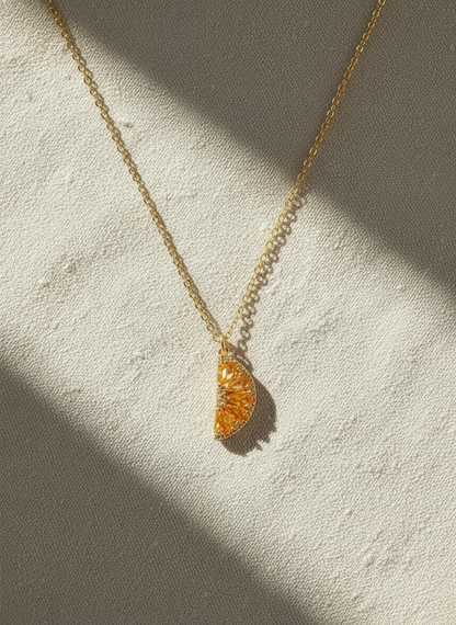 Crystal Citrus 14k Gold-Filled Necklace