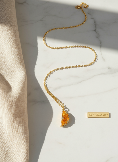 Crystal Citrus 14k Gold-Filled Necklace