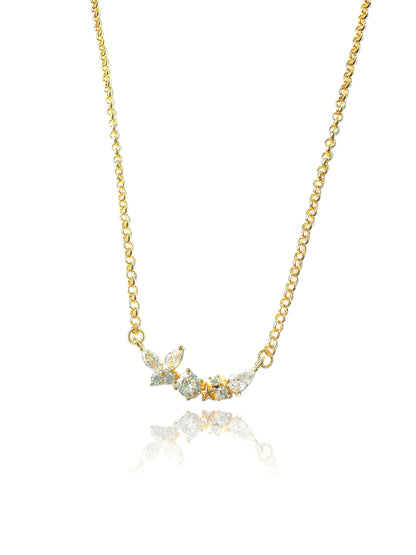 Crystal Memories Gold Filled Necklace