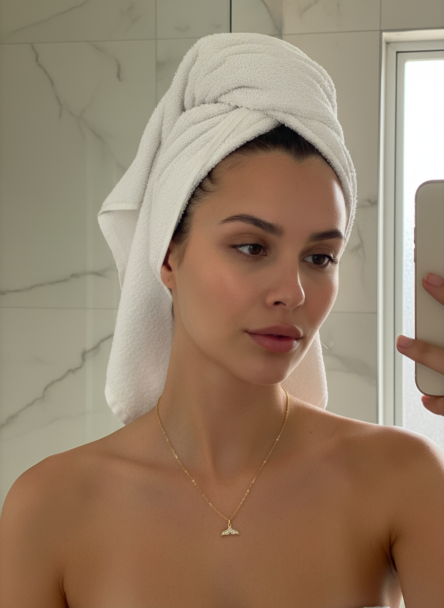 Crystal Mermaid 14K Gold-Filled Necklace