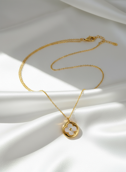 Lucky Gold-Filled Clover Necklace