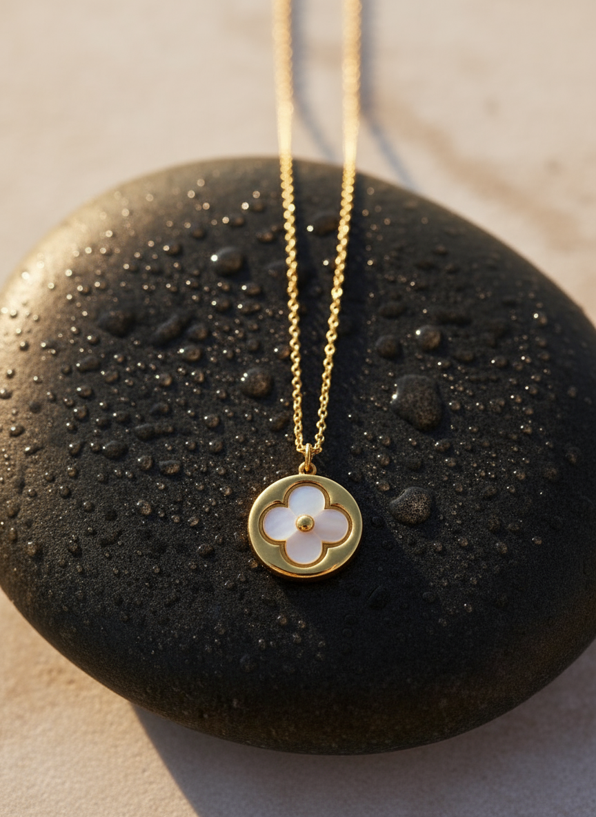 Lucky Gold-Filled Clover Necklace