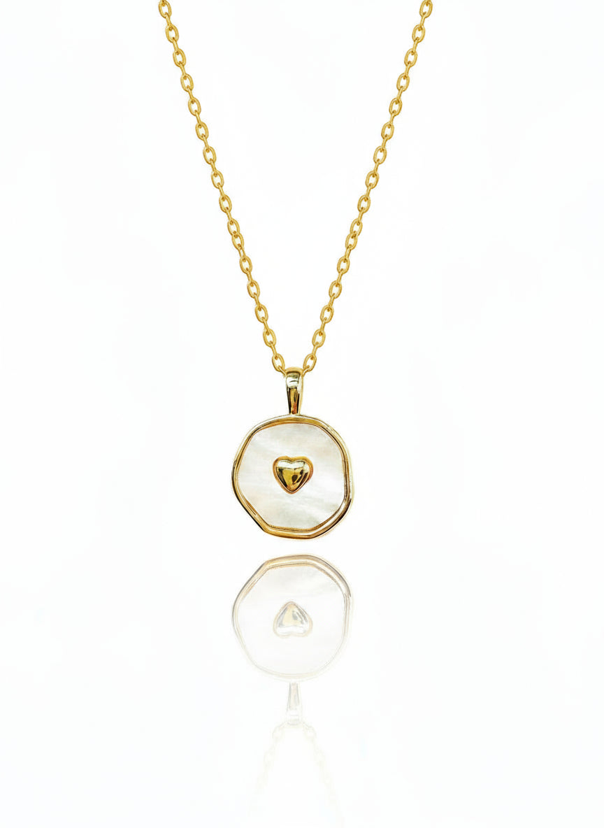 Tranquil Love Shell - 24K Gold Necklace – sea and blossom