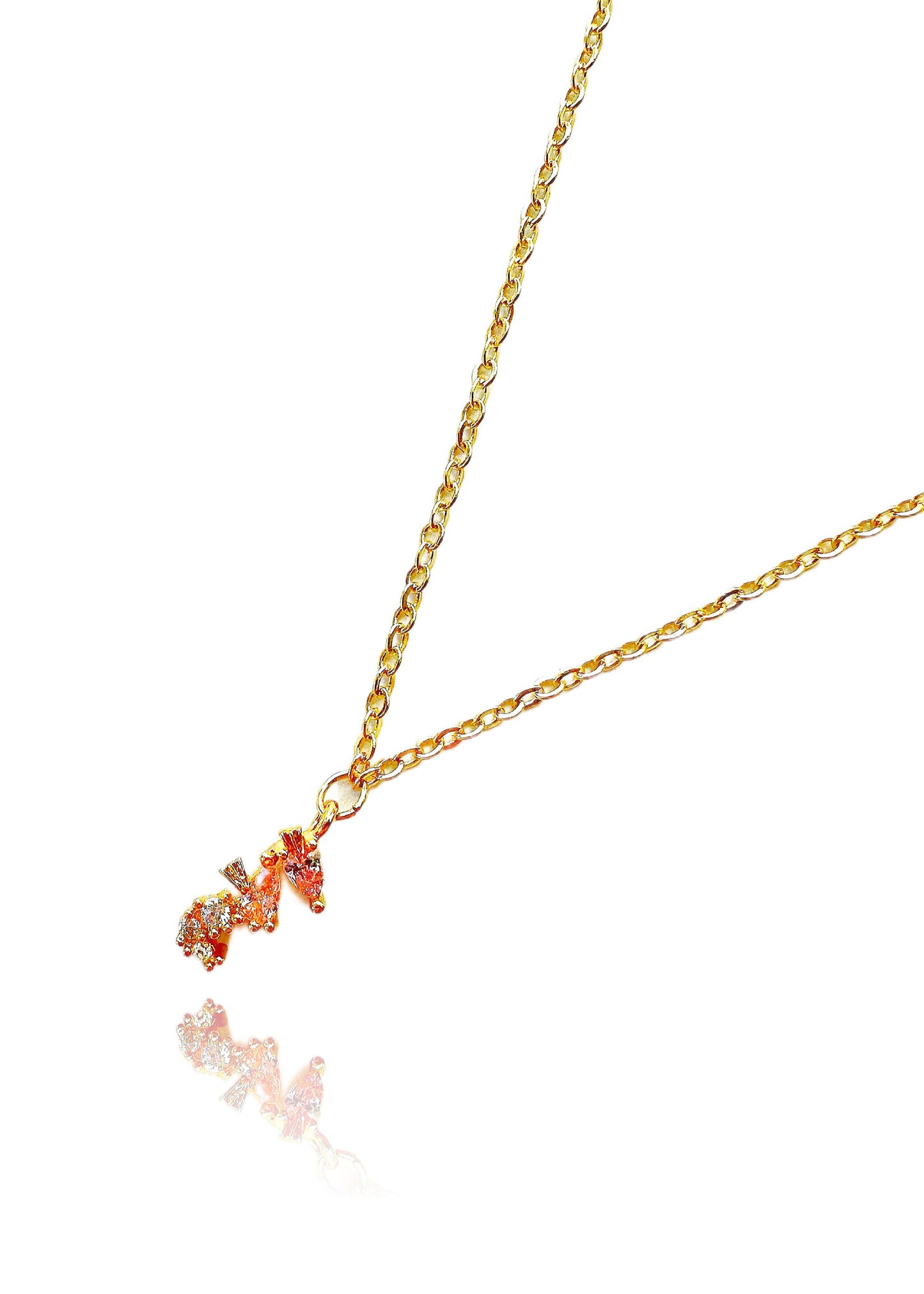 14k Gold-Filled Seahorse Necklace