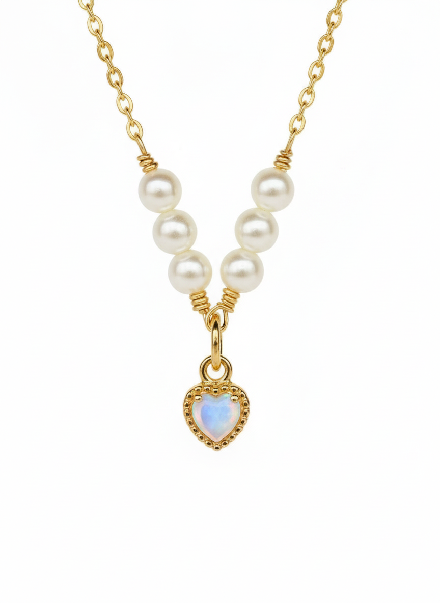Moon Kiss - 16K Moonstone Gold-Filled Necklace