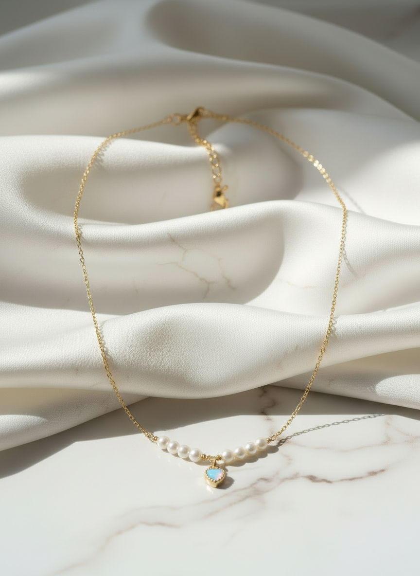 Moon Kiss - 16K Moonstone Gold-Filled Necklace