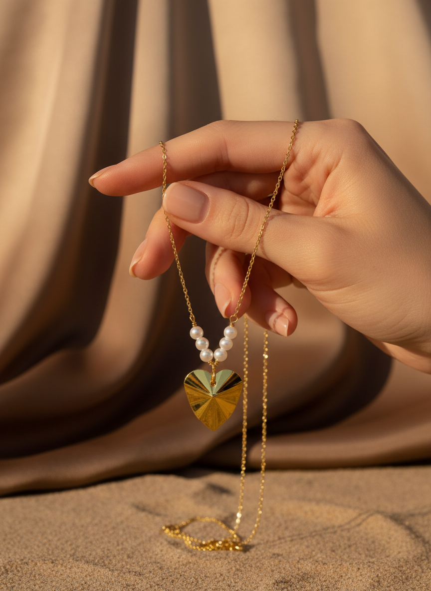 Dream Tide Pearl - 16K Gold-Filled Necklace