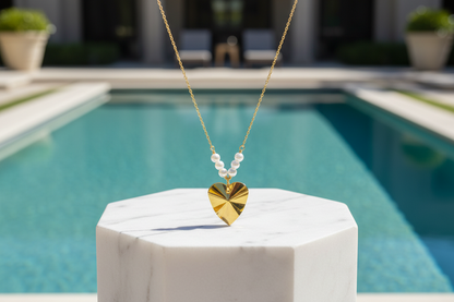 Dream Tide Pearl - 16K Gold-Filled Necklace