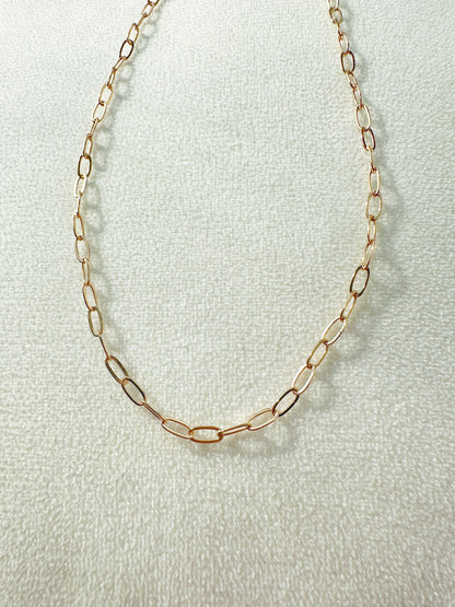 Gold-filled Cable Link Chain Base Necklace